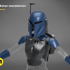bo_katan-Studio-11.646.png STL file Bo-Katan Mandalorian Armor Set・Model to download and 3D print