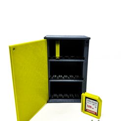 a y Z. a Z, Ye 4 4 4) AO. XSAN Fichier STL Porte-cartes SD - Mini armoire d'organisation・Objet imprimable en 3D à télécharger