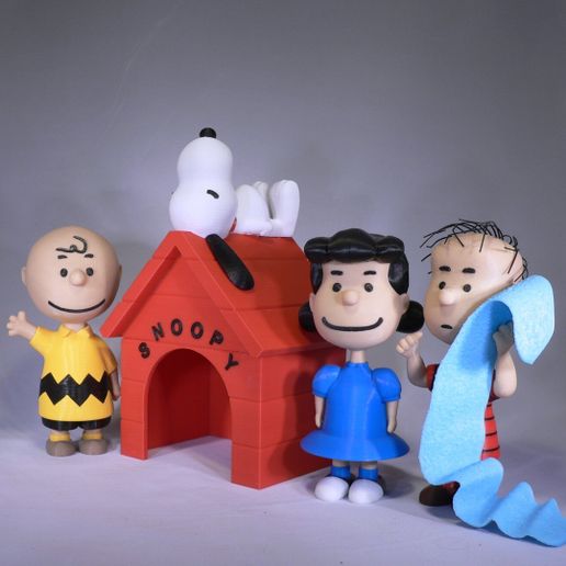 peanuts group1.jpg Télécharger le fichier gratuit Snoopy • Objet pour imprimante 3D, reddadsteve