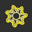 Sun.png Sun, Intertwined, 60mm Cookie Cutter