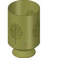 vase52-08.jpg nature style vase cup vessel v52 for 3d-print or cnc