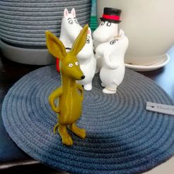 IMG_1.jpg Free STL file Sniff - Moomintroll's friend・3D printing idea to download