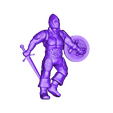 Male_B_Sword.stl 28mm Fallen Warriors
