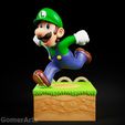 28.jpg Luigi STL 3D print figure