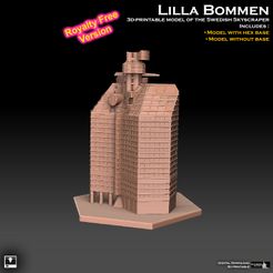 lilla-bommen-insta-promo-royfree.jpg Fichier STL Lilla Bommen Swedish Skyscraper Version libre de droits・Objet pour impression 3D à télécharger