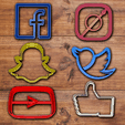 todo.png Social Networks cookie cutter set.
