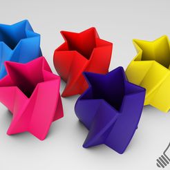 1.jpg STL file Pencil cup ⭐ Star・3D print model to download, Dreamer_3D