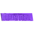 LETRERO SKULL.stl DARTH MAUL SKULL