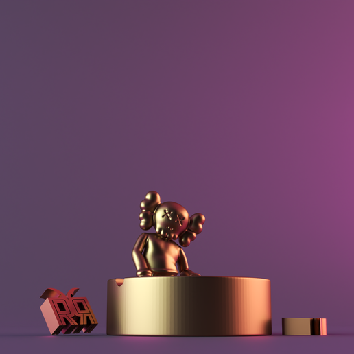 render_6.png kaws Ashtrays