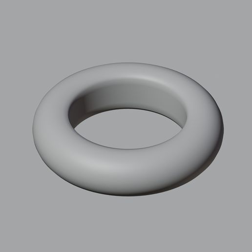 💍 Simple Ring・ STL File for 3D printing・Cults