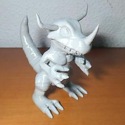 Greymon.jpg Fichier STL gratuit Greymon・Design imprimable en 3D à télécharger