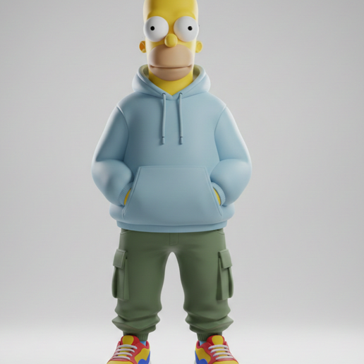 Urban Streetwear Homer Simpson