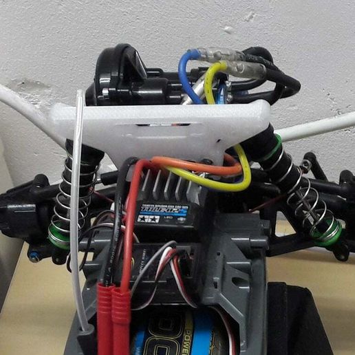 Tamiya DT-03 REAR SUSPENSION MOUNT MODIFIED - 3D model önizlemesi