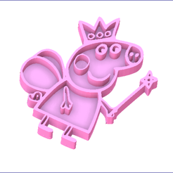 rect858-10.png STL file peppa pig cookie cutter・3D print object to download, Vitalboom