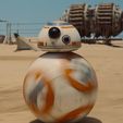 star_wars_the_force_awakens_r2d2_h_2014.jpg Free STL file Star Wars The Force Awakens - BB-8 Ball Droid・Object to download and to 3D print