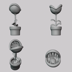 Piranha-Plant.png 3D-Datei Piranha Plant Mario kostenlos・3D-druckbare Vorlage zum herunterladen
