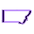 montana.stl All 50 states cookie cutters