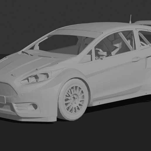 Ford Fiesta ST GRC 2013 STL 3D Print Model