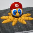 Mario-Nitendo-Poulpe.jpeg Cute flexi Mario octopus print in place no support
