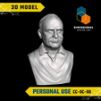 Douglas-Adams-Personal.png 3D Model of Douglas Adams - High-Quality STL File for 3D Printing (PERSONAL USE)