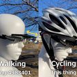 compare.JPG Foldable Visor on Glasses ( for Cycling )