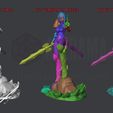 ErzaStandard_Size.jpg ERZA SEA EMPRESS STL READY FOR 3D PRINTING