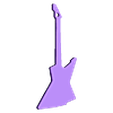 guitare.stl Porte-clés guitare Explorer