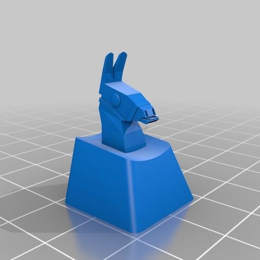 Fortnite Llama Keycap 3D model