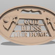Shapr-Image-2023-04-20-115703.png God Bless Our Home, wall hanging plaque, Christian gift, spiritual decor
