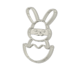 Conejo de pascuas 3 v1.png Easter Bunny Cookie Cutter