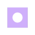 20cubewith10mmhole_v3.stl TPU Test Cube Prusa MK3S with Config for Ninjaflex
