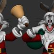 6.jpg Christmas Bugs Bunny  ( MULTIPARTS AND 3MF )