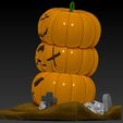 Render-zucche2.jpg Halloween Pumpking molded in ZBrush