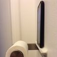 01bf26b39324603370db481d51a61869b7878cf26d.jpg Smartphone & tablet holder for Ikea Toilet roll holder GRUNDTAL