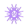 86Flake.stl STL file 86 Snow Flake Hachiroku Toyota・3D printable model to download