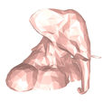 model-1.png Elephant low poly