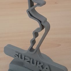 Suzuka-3.jpg Archivo STL Soporte de teléfono para el circuito internacional de carreras de Suzuka・Objeto imprimible en 3D para descargar, Tamas1986