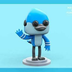 m1.jpg Archivo STL Mordecai Funko・Modelo de impresora 3D para descargar