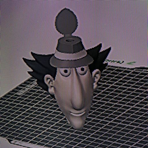tete-3mf.jpg INSPECTOR GADGET URBAN VIBES FAN ART 3mf and stl