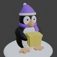 penguin-with-gift.jpg Penguin with a present