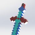 Espada.jpg Minecraft sword keychain ⚔️