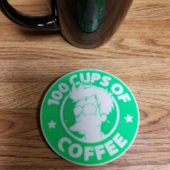 20181213_133252.jpg Archivo STL gratuito Fríe 100 tazas de posavasos de café・Objeto para descargar e imprimir en 3D