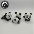Flexi-Tiny-Panda,-P8.png Flexi Tiny Panda, bewegliche Zappelfigur, inklusive Schlüsselanhänger, inklusive 3mf