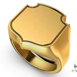 VISAPE~3.jpg Fichier STL Timbre héraldique pour la gravure avec réserve interne de stl et d'obj.・Objet pour imprimante 3D à télécharger