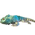 Bearded Dragon Articulated Toy, Print-In-Place Body, Snap-Fit Head, Cute Flexi