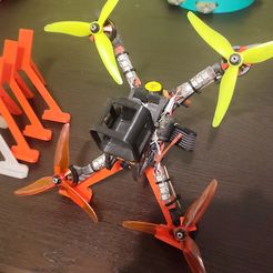 IMG_20220905_210737.jpg STL file Stand for FPV quadrocopter・3D printable model to download