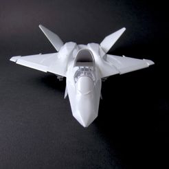 yf-23 - akhir - depan - IMG_2613 copy.jpg Archivo STL Northrop YF-23 Black Widow II 1:72・Plan imprimible en 3D para descargar, heri__suprapto