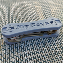 MyKeys-6.png Файл STL MyKeys Multi Key - держатель для ключей・Дизайн 3D принтера для загрузки