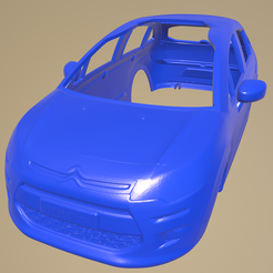 b20_013.png STL file Citroen C3 2013 PRINTABLE CAR BODY・3D printing idea to download