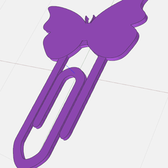 pop.png STL file bookmark butterfly・3D printable design to download